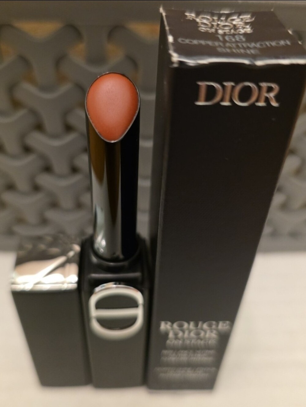 Rouge Dior On StageUltra Longwear Lipstick - Shine Finish Copper Attraction BNIB - Picture 4 of 7